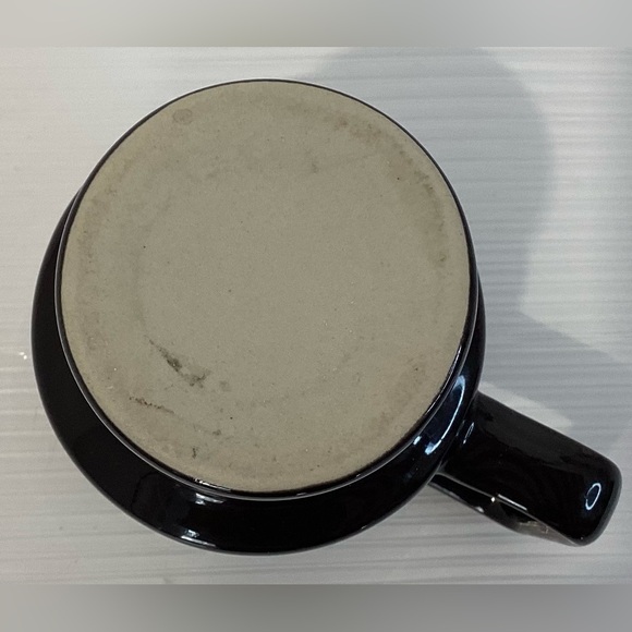 Eddie Bauer Ceramic Coffee Mug Black w Gold Logo - Picture 4 of 6